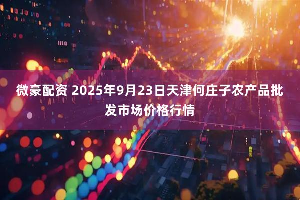 微豪配资 2025年9月23日天津何庄子农产品批发市场价格行情