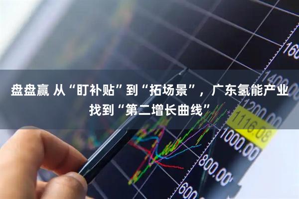 盘盘赢 从“盯补贴”到“拓场景”，广东氢能产业找到“第二增长曲线”